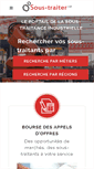 Mobile Screenshot of 2009.sous-traiter.com